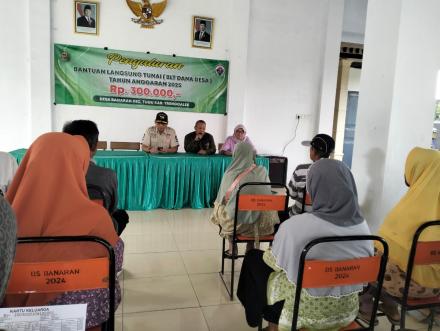 Penyaluran BLT Dana Desa Bulan Juli Tahun 2025