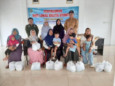 Cegah Stunting pada Anak, Pemdes Banaran bagikan PMT 