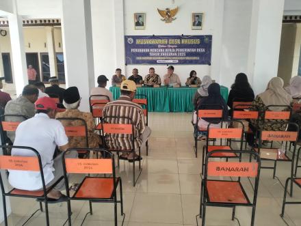 Musdes Pembahasan Ketahanan Pangan & Musdes Perubahan Anggaran